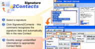 Signature2Contacts for Outlook screenshot